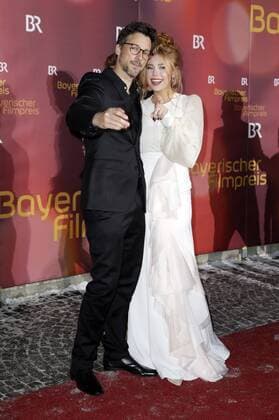 Florian David Fitz und Palina Rojinski bei der Verleihung des 38. Bayerischen Filmpreises 2016 im Prinzregententheater. München, 20.01.2017 Foto:xS.xGabschx xFuturexImage