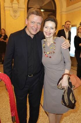 Justus von Dohnanyi mit Ehefrau Maxi von Dohnanyi bei der Verleihung des 38. Bayerischen Filmpreises 2016 im Prinzregententheater. München, 20.01.2017 Foto:xS.xGabschx xFuturexImage