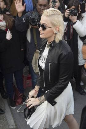Paris Jackson CELEBRITES : Arrivees des invites au defile Dior - Paris - 21 01 2017 JBAutissier Panoramic 