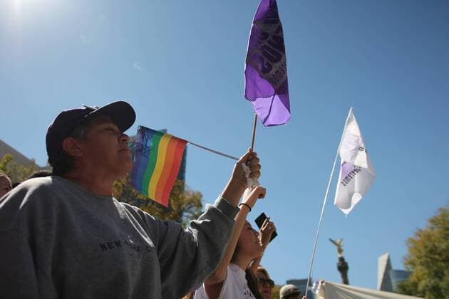 January 21, 2017 - Mexico City, Mexico - After Donald Trump Inaguration thousands of woman demonstrate in solidarity against misogyny outside U.S embassy in Mexico City, Jan, 21, 2017. Mexico City Mexico  - ZUMAn230 20170121_zaa_n230_678