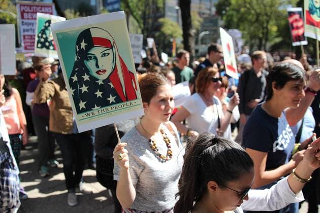 January 21, 2017 - Mexico City, Mexico - After Donald Trump Inaguration thousands of woman demonstrate in solidarity against misogyny outside U.S embassy in Mexico City, Jan, 21, 2017. Mexico City Mexico  - ZUMAn230 20170121_zaa_n230_672
