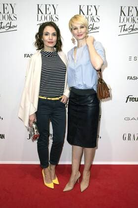 Nadine Warmuth und Susann Atwell bei der Key Looks The Show by Peek & Cloppenburg auf der Mercedes-Benz Fashion Week Berlin Autumn Winter 2017. Berlin, 21.01.2017 Foto:xF.xKernx xFuturexImage