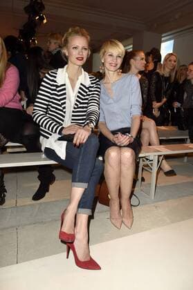 Franziska Knuppe und Susann Atwell bei der Key Looks The Show by Peek & Cloppenburg auf der Mercedes-Benz Fashion Week Berlin Autumn Winter 2017. Berlin, 21.01.2017 Foto:xF.xKernx xFuturexImage