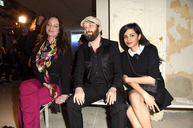 Natalia Wörner, Christian Ulmen und Collien Ulmen-Fernandes bei der Key Looks The Show by Peek & Cloppenburg auf der Mercedes-Benz Fashion Week Berlin Autumn Winter 2017. Berlin, 21.01.2017 Foto:xF.xKernx xFuturexImage