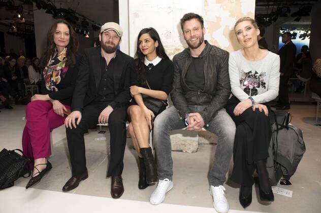 Natalia Wörner, Christian Ulmen, Collien Ulmen-Fernandes, Ken Duken und Marisa Leonie Bach bei der Key Looks The Show by Peek & Cloppenburg auf der Mercedes-Benz Fashion Week Berlin Autumn Winter 2017. Berlin, 21.01.2017 Foto:xF.xKernx xFuturexImage