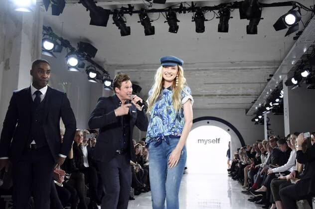 Blue bei der Key Looks The Show by Peek & Cloppenburg auf der Mercedes-Benz Fashion Week Berlin Autumn Winter 2017. Berlin, 21.01.2017 Foto:xF.xKernx xFuturexImage