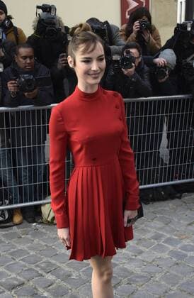 Louise Bourgoin ( actrice, mannequin et animatrice ) MODE : Fashion Week - Dior - 23 01 2017 FedericoPestellini Panoramic 