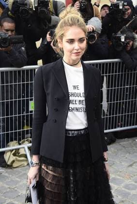 Chiara Ferragni MODE : Fashion Week - Dior - 23 01 2017 FedericoPestellini Panoramic 