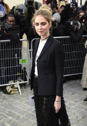 Chiara Ferragni MODE : Fashion Week - Dior - 23 01 2017 FedericoPestellini Panoramic 
