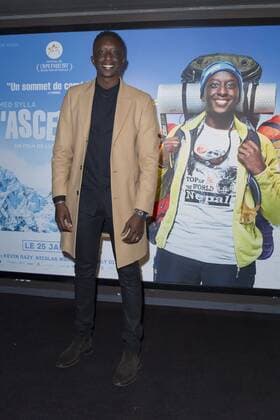 L Ascension Filmpremiere in Paris Ahmed Sylla CELEBRITES : Avant premiere du film L Ascension - Paris - 23 01 2017 StephenCaillet Panoramic 