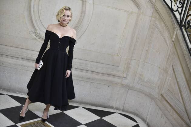 214987 Valentin Paoli Starface 2017-01-23 Paris France Paris Fashion Week 2017. Defile Dior. People. Photocall. Kruger, Diane  Copyright: xValentinxPaolix xStarfacex STAR_214987_009