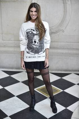 214987 Valentin Paoli Starface 2017-01-23 Paris France Paris Fashion Week 2017. Defile Dior. People. Photocall. Brandolini D Adda, Bianca  Copyright: xValentinxPaolix xStarfacex STAR_214987_013