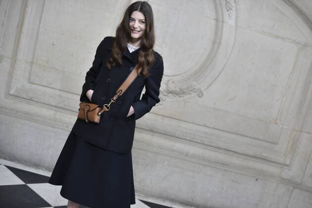 214987 Valentin Paoli Starface 2017-01-23 Paris France Paris Fashion Week 2017. Defile Dior. People. Photocall. Mastroianni, Chiara  Copyright: xValentinxPaolix xStarfacex STAR_214987_016