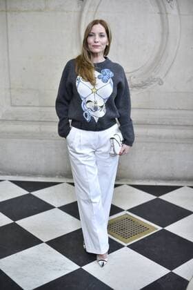 214987 Valentin Paoli Starface 2017-01-23 Paris France Paris Fashion Week 2017. Defile Dior. People. Photocall. de La Falaise, Lucie  Copyright: xValentinxPaolix xStarfacex STAR_214987_028