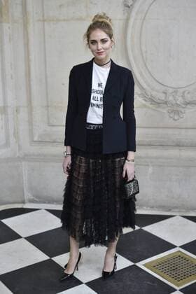 214987 Valentin Paoli Starface 2017-01-23 Paris France Paris Fashion Week 2017. Defile Dior. People. Photocall. Ferragni, Chiara  Copyright: xValentinxPaolix xStarfacex STAR_214987_031