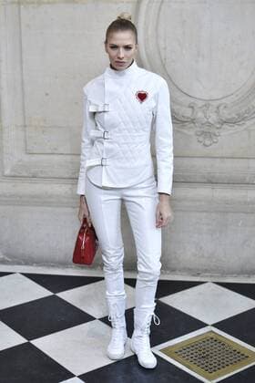 214987 Valentin Paoli Starface 2017-01-23 Paris France Paris Fashion Week 2017. Defile Dior. People. Photocall. Perminova, Elena  Copyright: xValentinxPaolix xStarfacex STAR_214987_042