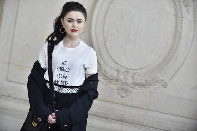 214987 Valentin Paoli Starface 2017-01-23 Paris France Paris Fashion Week 2017. Defile Dior. People. Photocall. Bazan, Kristina  Copyright: xValentinxPaolix xStarfacex STAR_214987_063