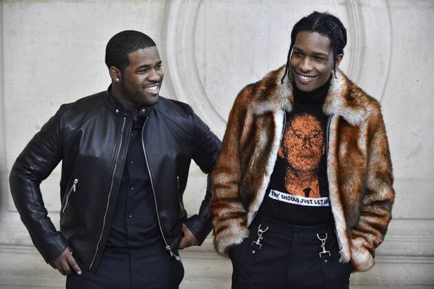 214987 Valentin Paoli Starface 2017-01-23 Paris France Paris Fashion Week 2017. Defile Dior. People. Photocall. Mayers, Rakim ( ASAP Rocky )  Copyright: xValentinxPaolix xStarfacex STAR_214987_123