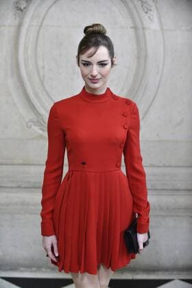 214987 Valentin Paoli Starface 2017-01-23 Paris France Defile Haute Couture Printemps ete 2017. Photocall du defile Christian Dior. Bourgoin, Louise  Copyright: xValentinxPaolix xStarfacex STAR_214987_135