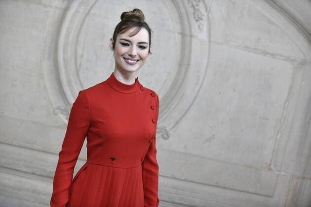 214987 Valentin Paoli Starface 2017-01-23 Paris France Defile Haute Couture Printemps ete 2017. Photocall du defile Christian Dior. Bourgoin, Louise  Copyright: xValentinxPaolix xStarfacex STAR_214987_137