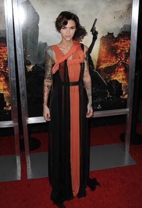 January 23, 2017 - Hollywood, California, U.S. - Ruby Rose attends The Los Angeles Premiere of Resident Evil: The Final Chapter held at the RealD Premiere Cinema L.A.Live in Los Angeles, California on January 23, 2017. 2017 Hollywood U.S. - ZUMAl86_ 20170123_zaf_l86_046