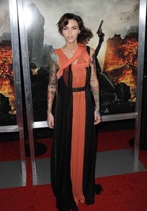 January 23, 2017 - Hollywood, California, U.S. - Ruby Rose attends The Los Angeles Premiere of Resident Evil: The Final Chapter held at the RealD Premiere Cinema L.A.Live in Los Angeles, California on January 23, 2017. 2017 Hollywood U.S. - ZUMAl86_ 20170123_zaf_l86_051