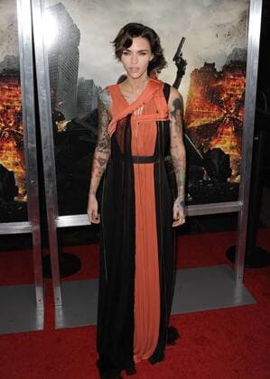 January 23, 2017 - Hollywood, California, U.S. - Ruby Rose attends The Los Angeles Premiere of Resident Evil: The Final Chapter held at the RealD Premiere Cinema L.A.Live in Los Angeles, California on January 23, 2017. 2017 Hollywood U.S. - ZUMAl86_ 20170123_zaf_l86_052