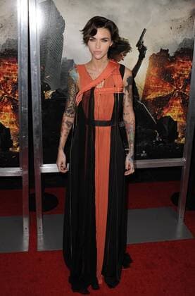 January 23, 2017 - Hollywood, California, U.S. - Ruby Rose attends The Los Angeles Premiere of Resident Evil: The Final Chapter held at the RealD Premiere Cinema L.A.Live in Los Angeles, California on January 23, 2017. 2017 Hollywood U.S. - ZUMAl86_ 20170123_zaf_l86_053