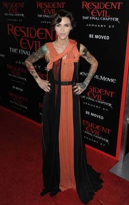 January 23, 2017 - Hollywood, California, U.S. - Ruby Rose attends The Los Angeles Premiere of Resident Evil: The Final Chapter held at the RealD Premiere Cinema L.A.Live in Los Angeles, California on January 23, 2017. 2017 Hollywood U.S. - ZUMAl86_ 20170123_zaf_l86_059