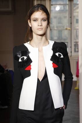 214981 Marineau Starface 2017-01-23 Paris France Paris Fashion week. Defile Haute Couture Printemps ete 2017.SCHIAPARELLI. Schiaparelli, spring-summer 2017 Paris, France Paris Fashion week. Defile Haute Couture Spring Summer 2017. SCHIAPARELLI. Editorial use only _sans_perso  Copyright: xMarineaux STAR_214981_005