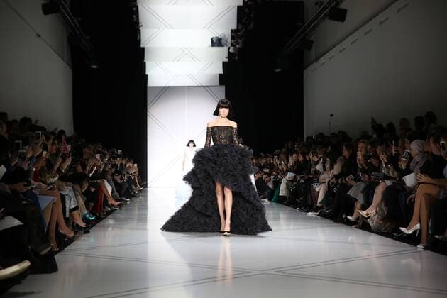 Fashion Week Haute couture - Ralf et Russo - Paris - 23 01 2017 CELEBRITES : Fashion Week Haute couture - Ralph et Russo - Paris - 23 01 2017 STEPHANEChemin panoramic 
