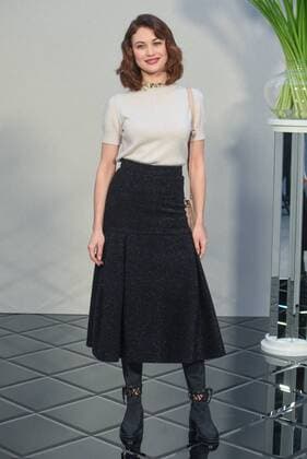 Paris Fashion Week - Prominente bei Chanel 215015 Serge Arnal Starface 2017-01-24 France Paris Fashion week. Defile Haute Couture Printemps ete 2017. CHANEL. People. Kurylenko, Olga  Copyright: xSergexArnalx xStarfacex STAR_215015_005