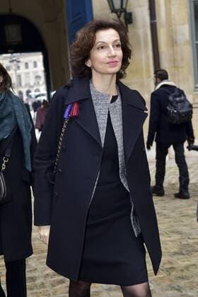 Audrey Azoulay - Ministre de la culture et de la communication CELEBRITES : Ankunft defile Alexis Mabille - Paris - 24 01 2017 JBAutissier Panoramic 