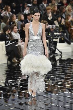 215020 Valentin Paoli Starface 2017-01-24 Paris France Defile Haute Couture Printemps ete 2017. Chanel Jenner, Kendall  Copyright: xValentinxPaolix xStarfacex STAR_215020_059