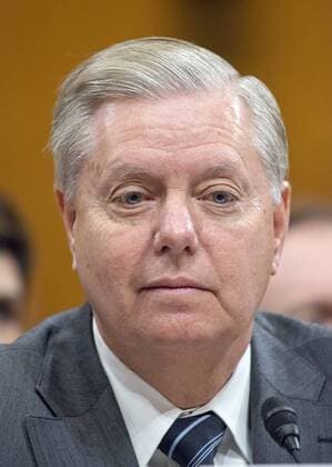 January 24, 2017 - Washington, District of Columbia, United States of America - United States Senator Lindsey Graham (Republican of South Carolina) introduces US Representative Mick Mulvaney (Republican of South Carolina) at the confirmation hearing before the US Senate Committee on the Budget considering Mulvaney s nomination to be Director, White House Office of Management and Budget (OMB) on Capitol Hill in Washington, DC on Tuesday, January 24, 2017..Credit: CNP Washington United States of America - ZUMAs152 20170124_zaa_s152_051