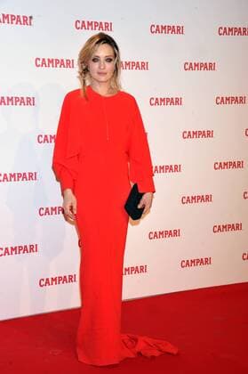 Rome Photocall Campari Red Diaries . Pictured: Carolina Crescentini dress Stella McCarthney  Copyright: xLennyx xIPAx