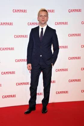 Rome Photocall Campari Red Diaries . Pictured: Alessandro Borghi Gucci dress  Copyright: xLennyx xIPAx