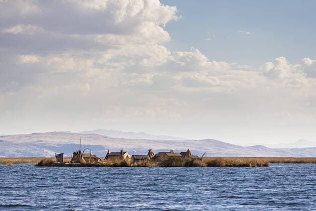 Peru, Titicaca lake, Uros Floating Island  FOF08651