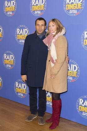 Raid Dingue Filmpremiere in Paris Zinedine Soualem et sa compagne Caroline Faindt CELEBRITES : Avant premiere du film Raid Dingue - Paris - 24 01 2017 StephenCaillet Panoramic 