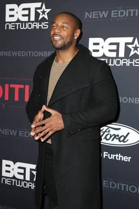 LOS ANGELES - JAN 23: Tank, Durrell Babbs at the BET s The New Edition Story Premiere Screening at Paramount Studios on January 23, 2017 in Los Angeles, CA  Copyright: xHPAx xIPAx