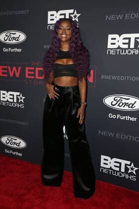 LOS ANGELES - JAN 23: Justine Skye at the BET s The New Edition Story Premiere Screening at Paramount Studios on January 23, 2017 in Los Angeles, CA  Copyright: xHPAx xIPAx