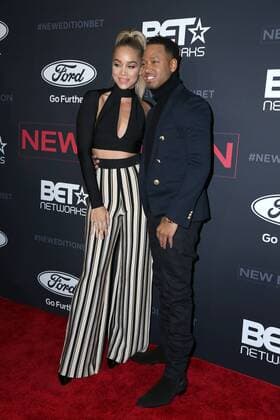 LOS ANGELES - JAN 23: Jasmine Sanders, Terrece J at the BET s The New Edition Story Premiere Screening at Paramount Studios on January 23, 2017 in Los Angeles, CA  Copyright: xHPAx xIPAx