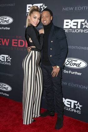 LOS ANGELES - JAN 23: Jasmine Sanders, Terrece J at the BET s The New Edition Story Premiere Screening at Paramount Studios on January 23, 2017 in Los Angeles, CA  Copyright: xHPAx xIPAx
