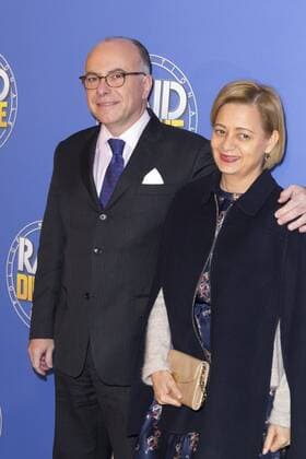 Raid Dingue Filmpremiere in Paris Bernard Cazeneuve et sa femme CELEBRITES : Avant premiere du film Raid Dingue - Paris - 24 01 2017 StephenCaillet Panoramic 