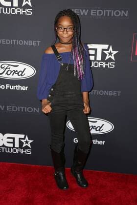 LOS ANGELES - JAN 23: Marsai Martin at the BET s The New Edition Story Premiere Screening at Paramount Studios on January 23, 2017 in Los Angeles, CA  Copyright: xHPAx xIPAx