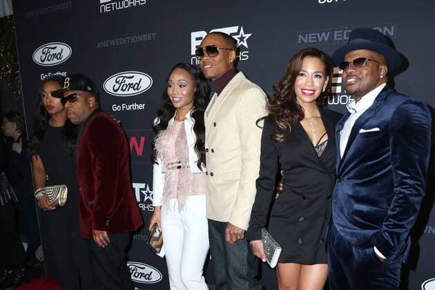 LOS ANGELES - JAN 23: Michael Bivins, Ronnie DeVoe, Ricky Bell, guests at the BET s The New Edition Story Premiere Screening at Paramount Studios on January 23, 2017 in Los Angeles, CA  Copyright: xHPAx xIPAx