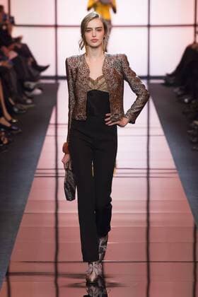 215042 Marineau Starface 2017-01-24 Paris France Paris Fashion week. Defile Haute Couture Printemps ete 2017. Giorgio Armani Prive. Armani Privé, spring-summer 2017 Paris, France Paris Fashion week. Defile Haute Couture Spring Summer 2017. Giorgio Armani Prive. Editorial use only _sans_perso  Copyright: xMarineaux STAR_215042_005