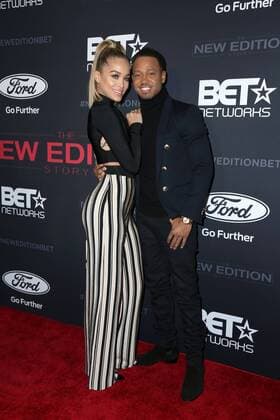 LOS ANGELES - JAN 23: Jasmine Sanders, Terrece J at the BET s The New Edition Story Premiere Screening at Paramount Studios on January 23, 2017 in Los Angeles, CA  Copyright: xHPAx xIPAx