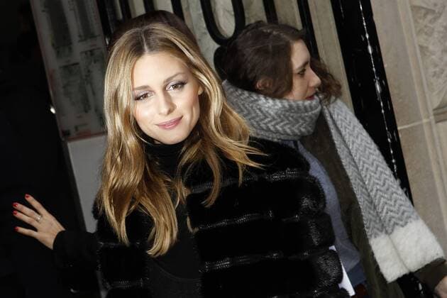 Olivia Palermo CELEBRITES : Arrivees au defile Elie Saab - Paris - 25 01 2017 MichaelBaucher Panoramic 