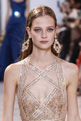 215064 Marineau Starface 2017-01-25 Paris France Paris Fashion week. Defile Haute Couture Printemps ete 2017. Elie Saab. Paris Fashion week. Defile Haute Couture Spring Summer 2017. Maison Margiela Elie Saab , Couture, spring-summer 2017 Paris, France Editorial use only _sans_perso  Copyright: xMarineaux STAR_215064_007